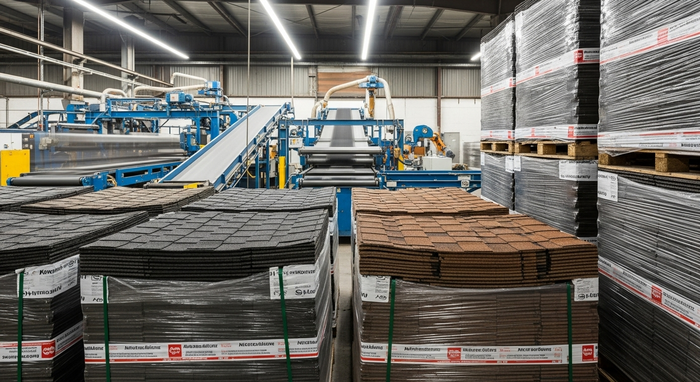 Roofing shingle factory production line