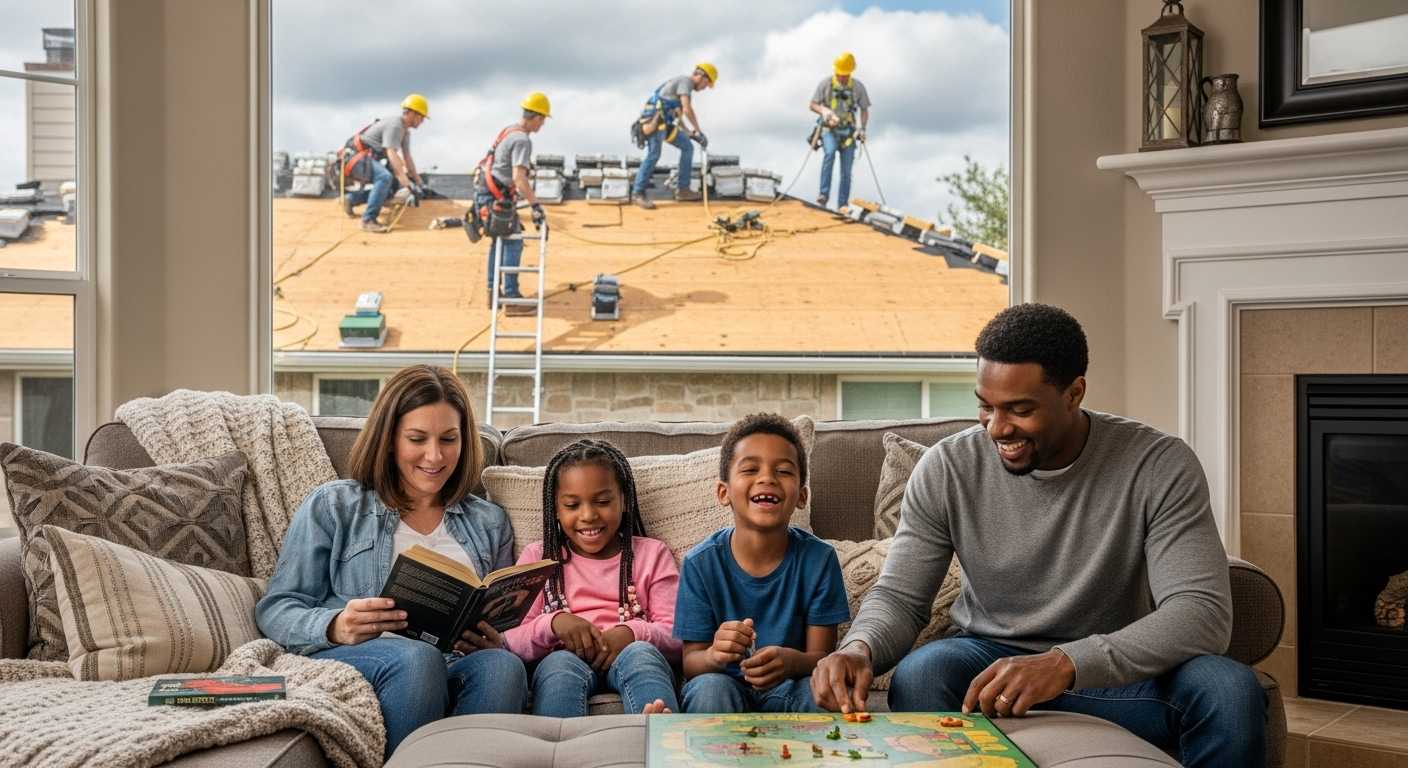 Should I Stay Home During Roof Replacement